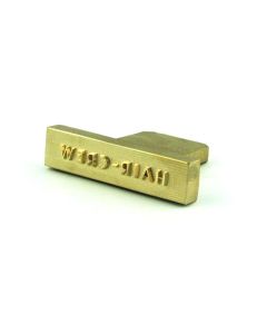 Gravure pour Marque à chaud ALK 0 35x10 mm