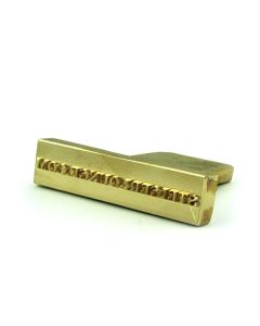 Gravure pour marque à chaud ALK 4 duo 150x35 mm