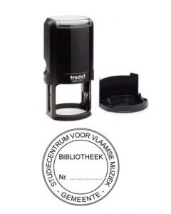 Sello Autoentintable Trodat Printy 4.0 - 42 Mm Redondo, Para Oficina